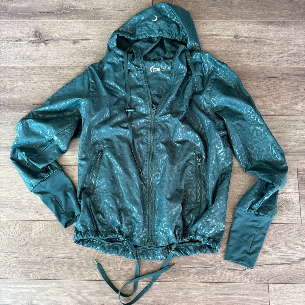 ZYIA Teal leopard print Jacket